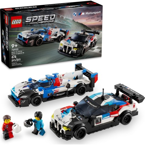 LEGO speed champions αγωνιστικά αυτοκίνητα bmw m4 gt3 & m hybrid v8 76922 5702017583754