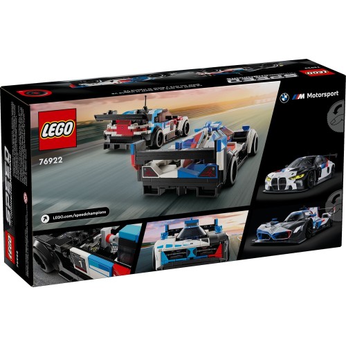 LEGO speed champions αγωνιστικά αυτοκίνητα bmw m4 gt3 & m hybrid v8 76922 5702017583754