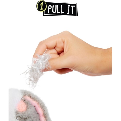 MGA Entertainment Fluffie Stuffiez Bunny Small Collectible Feature Plush - Surprise Reveal Unboxing Huggable Tactile 502999-XX1E