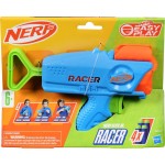 Hasbro Nerf Elite Junior Racer Easy-Play Dart Blaster, 4 Elite Darts F8637 5010996209474