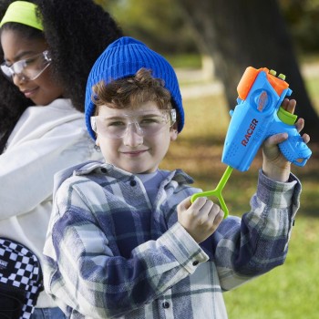Hasbro Nerf Elite Junior Racer Easy-Play Dart Blaster, 4 Elite Darts F8637 5010996209474
