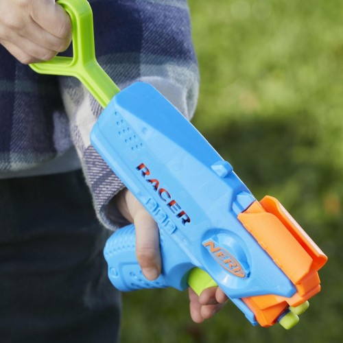 Hasbro Nerf Elite Junior Racer Easy-Play Dart Blaster, 4 Elite Darts F8637 5010996209474