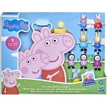 Hasbro Peppa Pig Peppas Adventures Carry-Along Brothers And Sisters 9 Figures In Carry Case F2173 5010993846665