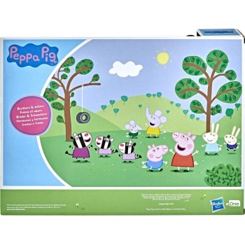 Hasbro Peppa Pig Peppas Adventures Carry-Along Brothers And Sisters Preschool Toy, 9 Figures In Carry Case Including  Sisters F2