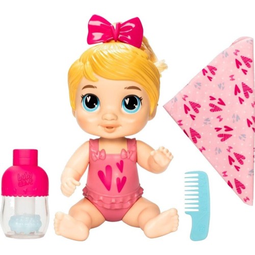 Hasbro Baby Alive Shampoo Snuggle Harper Hugs Blonde Hair Water Baby Doll F9119 5010996211095