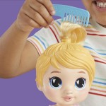 Hasbro Baby Alive Shampoo Snuggle Harper Hugs Blonde Hair Water Baby Doll F9119 5010996211095