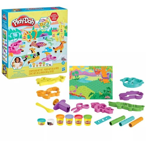 Hasbro Play-Doh Wild Animals Toolset F7213 5010996121783