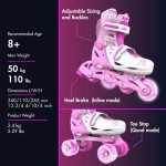 YVolution Neon Combo 2 In 1 Roller Skates - Pink 30-33 53.NT09P4 810012241854
