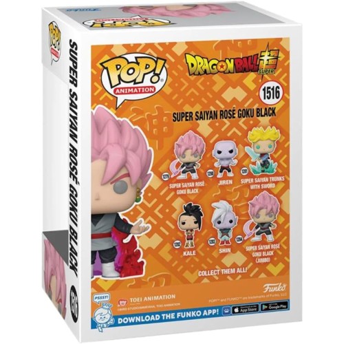 Funko Pop Animation: Dragon Ball Super - Super Saiyan Rose Goku Black (Glow In The Dark Special Edition) 1516 Φιγούρα Από Βινύλι