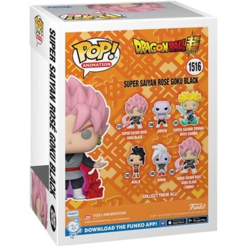 Funko Pop Animation: Dragon Ball Super - Super Saiyan Rose Goku Black (Glow In The Dark Special Edition) 1516 Φιγούρα Από Βινύλι