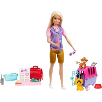 Mattel barbie careers doll and accessories, animal rescue and recovery playset wit HRG50 194735175994
