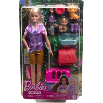 Mattel barbie careers doll and accessories, animal rescue and recovery playset wit HRG50 194735175994