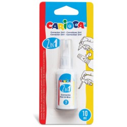 Correction Liquid Carioca 2 In1 Pen & Brush 10Ml 42998 8003511329990