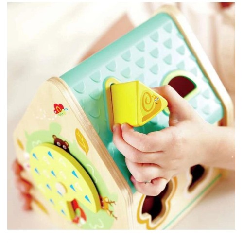 Hape Early Explorer Wooden Critter House Shape Sorter E0515 6943478045422
