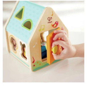 Hape Early Explorer Wooden Critter House Shape Sorter E0515 6943478045422