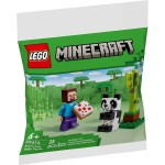 LEGO Minecraft Steve Και Baby Panda 30672 5702017567440