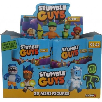 Just toys Stumble Guys 3D Mini Figures Series 1 Foil Bag Asst. 0420 9772532611993