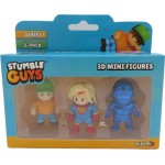 Just toys Stumble Guys 3D Mini Figures Series 1 Pack 3 Asst. 0427 9772532611948
