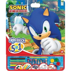 As company Giga Block Sonic The Hedgehog 5 In 1 Painting Set For Ages 3+ 1023-62748 5203068627485
