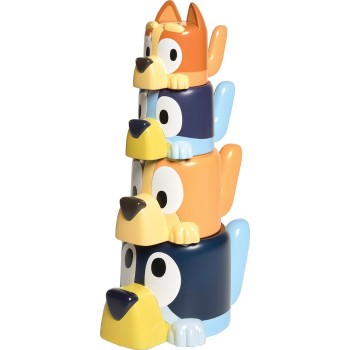 TOMY Toomies Βρεφικό Παιχνίδι Μπάνιου Οικογένεια Bluey Πυραμίδα 1000-73622 5011666736221