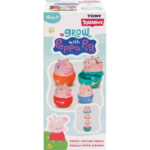 TOMY Toomies Baby Bath toy Peppa pig Family in the Nest for 18+ Months 1000-73526 5011666735262