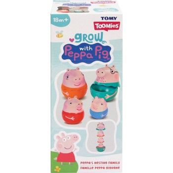 TOMY Toomies Baby Bath toy Peppa pig Family in the Nest for 18+ Months 1000-73526 5011666735262