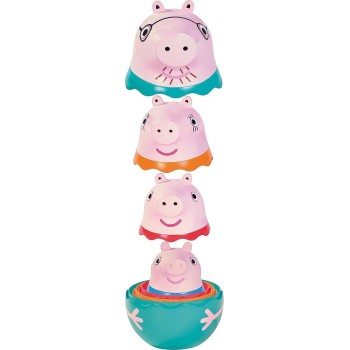 TOMY Toomies Βρεφικό Παιχνίδι Μπάνιου Οικογένεια Peppa Pig Στη Φωλιά 1000-73526 5011666735262