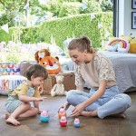 TOMY Toomies Baby Bath toy Peppa pig Family in the Nest for 18+ Months 1000-73526 5011666735262