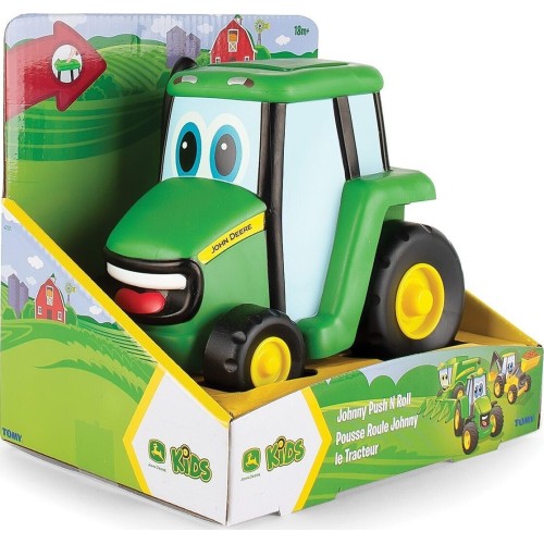 TOMY Deere Push and Roll Johnny Tractor toy for 18+ Months 1000-42925 036881429258