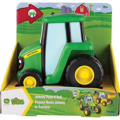TOMY deere παιδικό παιχνίδι τρακτεράκι τζόνι push and roll για 18+ μηνών 1000-42925 036881429258