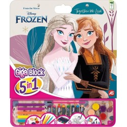 As company Giga Block Σετ Ζωγραφικής Disney Frozen 5 Σε 1 Για 3+ Χρονών 1023-62750 5203068627508