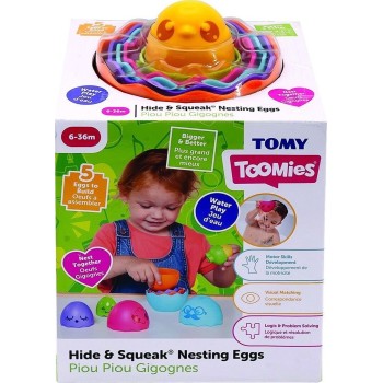 TOMY Toomies Baby toy Nesting Eggs for 6-36 Months 1000-73564 5011666735644
