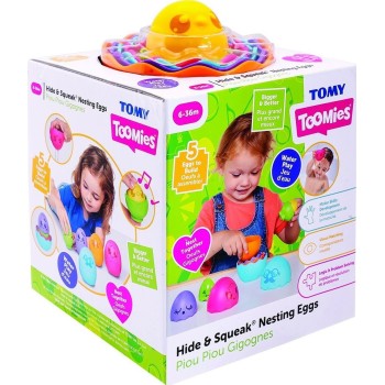 TOMY Toomies Baby toy Nesting Eggs for 6-36 Months 1000-73564 5011666735644
