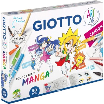 Giotto Εργαστήριο Τέχνης Art Lab Manga Για Τη Δημιουργία Manga 000582300 8000825051968