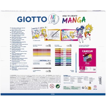 Giotto Εργαστήριο Τέχνης Art Lab Manga Για Τη Δημιουργία Manga 000582300 8000825051968