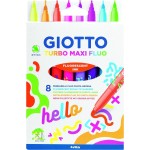 Giotto Μαρκαδόροι Turbo Maxi Fluo 8Pz  000453800 8000825011016