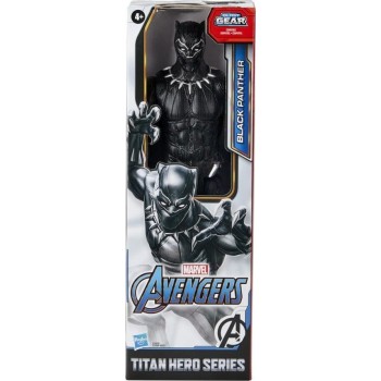 Hasbro Marvel Avengers Titan Hero Παιδική Φιγούρα Παιχνιδιού Black Panther E3309 / E7876 5010996214669