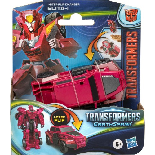Hasbro Transformers Earthspark 1 Step Flip Elita-1 F6229 / F8662 5010996195142