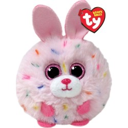 ty beannie balls strawberry χνουδωτό λαγουδάκι ροζ 1607-42555 008421425556