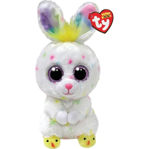 ty beanie boos dus χνουδωτό κουνελάκι λευκό 15εκ 1607-37344 008421373444