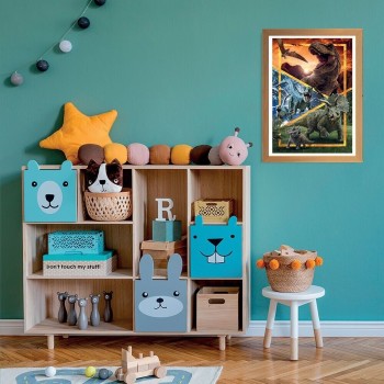 Clementoni παιδικό παζλ super color jurassic world 104 τμχ 1210-27181 8005125271818