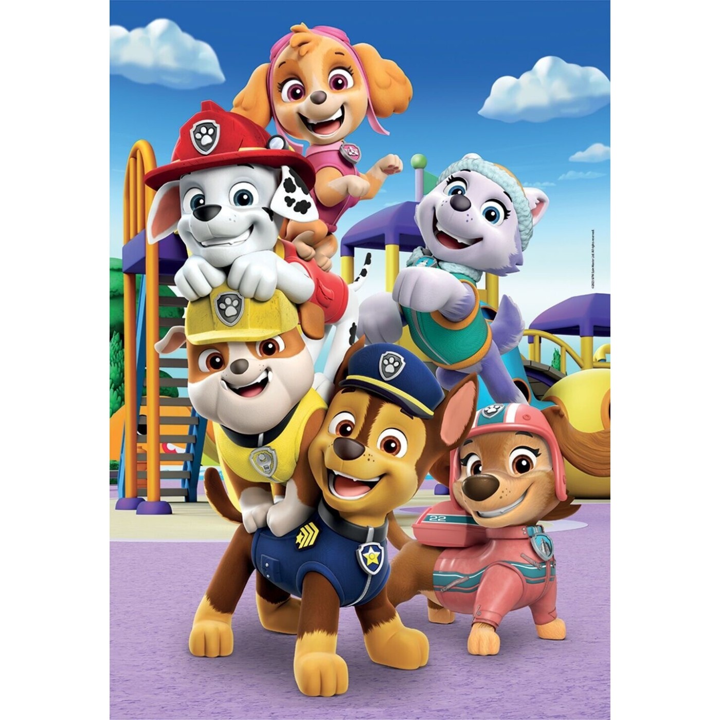 Clementoni Children's Puzzle Super Color Nickelodeon paw Patrol 104 pcs ...