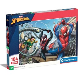Clementoni Children's Puzzle Super Color Marvel Spiderman 104 pcs 1210-25778 8005125257782
