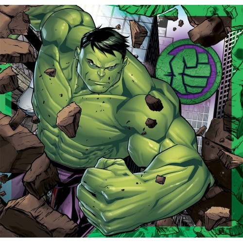 Clementoni Children's Puzzle Super Color Marvel Avengers 3x48 pcs 1200-25315 8005125253159