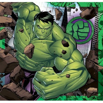 Clementoni Children's Puzzle Super Color Marvel Avengers 3x48 pcs 1200-25315 8005125253159