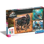 Clementoni Children's Puzzle Super Color Jurassic World 3x48 pcs 1200-25314 8005125253142