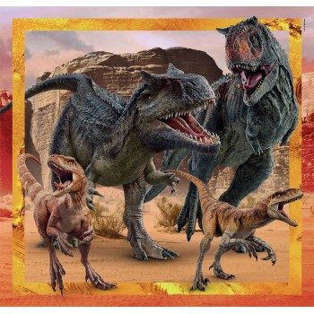 Clementoni Children's Puzzle Super Color Jurassic World 3x48 pcs 1200-25314 8005125253142