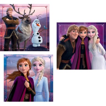Clementoni Children's Puzzle Super Color Disney Frozen ii 3x48 pcs 1200-25306 8005125253067