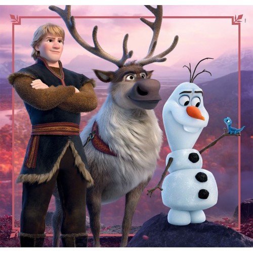 Clementoni Children's Puzzle Super Color Disney Frozen ii 3x48 pcs 1200-25306 8005125253067