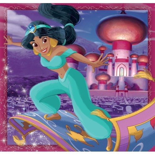 Clementoni Children's Puzzle Super Color Disney Princess 3x48 pcs 1200-25304 8005125253043